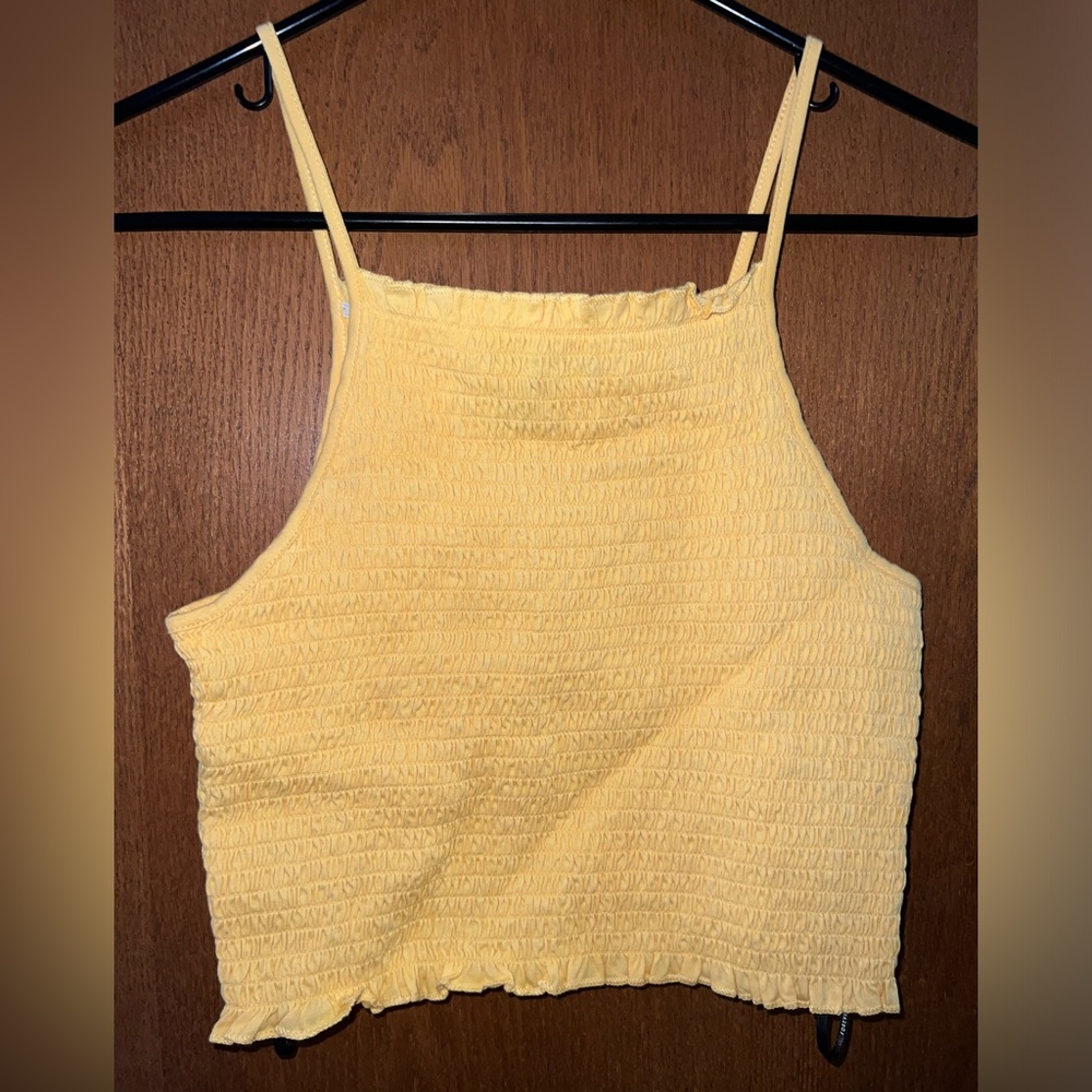 Yellow tank